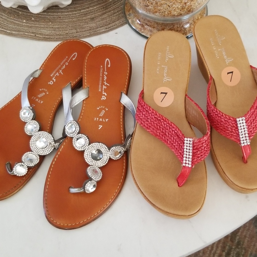 Size 7  like new sandals